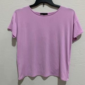 Banana Republic Lilac Blouse with Layered Back